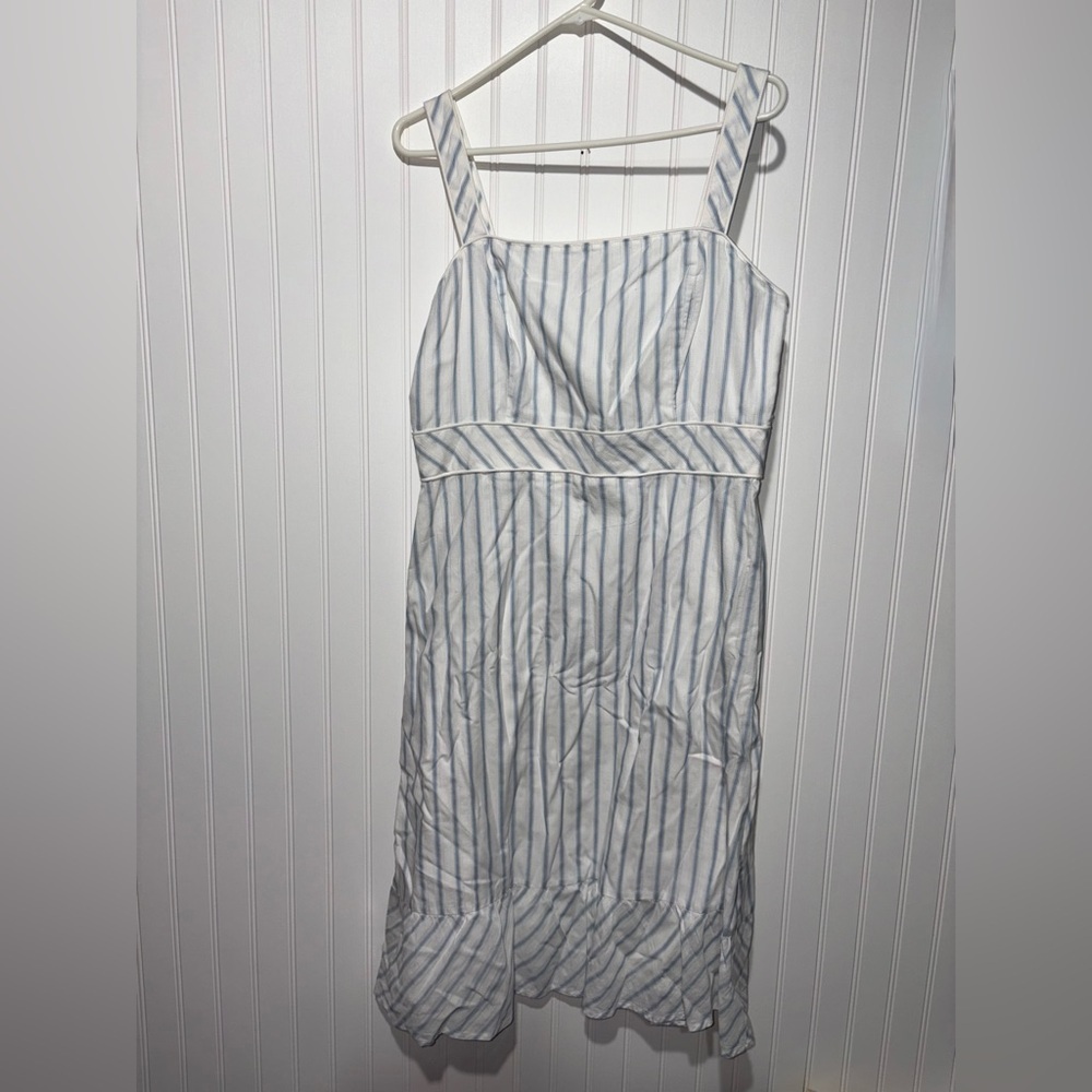 Loft Striped Sleeveless Dress| Size 12